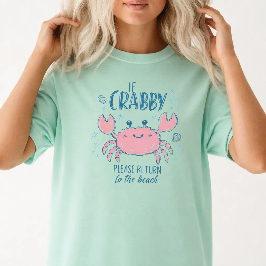 If Crabby Return to the Beach Shirt - Okum Tees