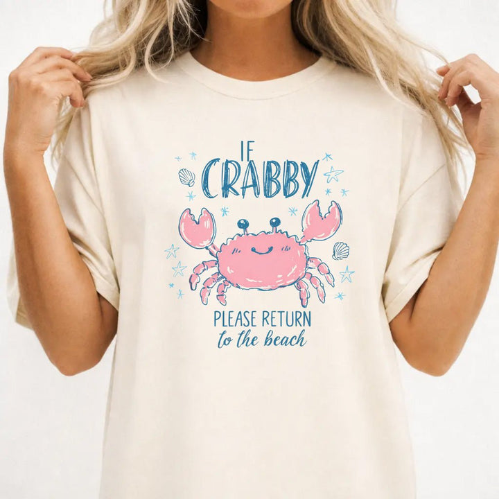 If Crabby Return to the Beach Shirt - Okum Tees