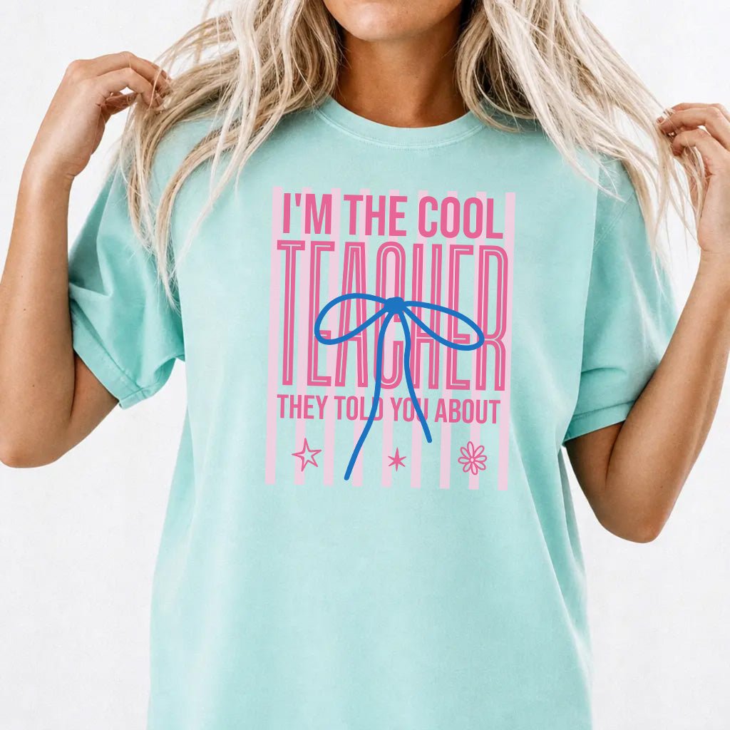 I'm the Cool Teacher Preppy Tee - Okum Tees