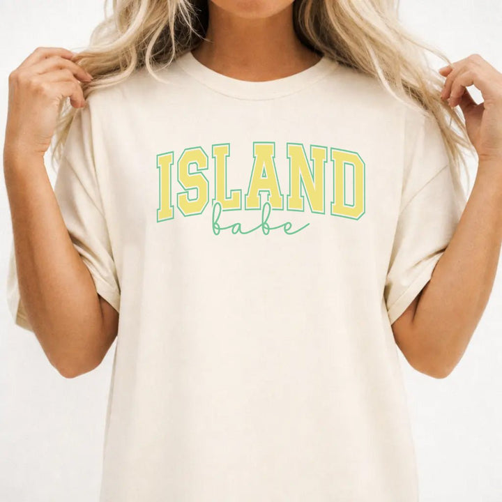 Island Babe Varsity Tee - Okum Tees
