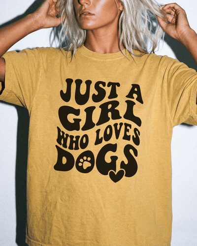 Just a Girl Who Loves Dogs Shirt