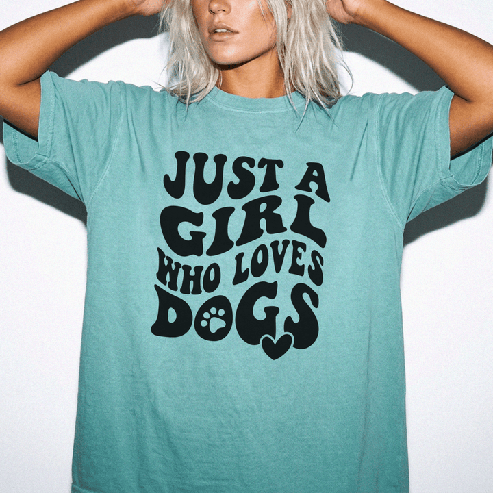 Just a Girl Who Loves Dogs Shirt - Okum Tees