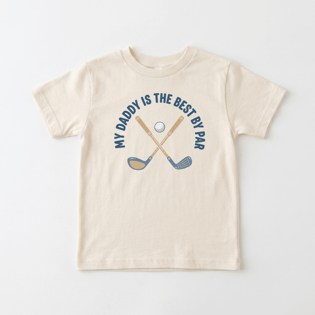 My Daddy Is The Best By Par Youth Tee | Cute Kids Shirt - Okum Tees