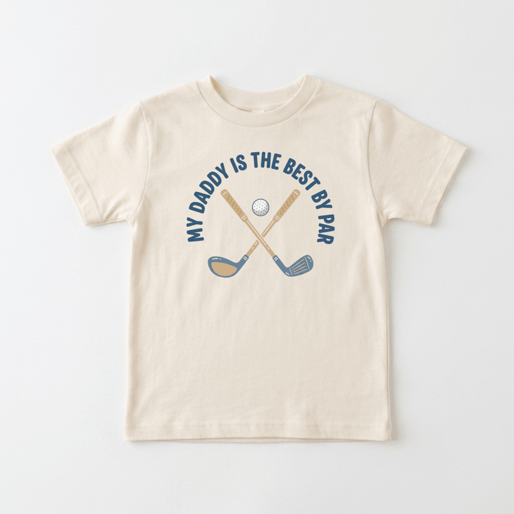 My Daddy Is The Best By Par Youth Tee | Cute Kids Shirt - Okum Tees