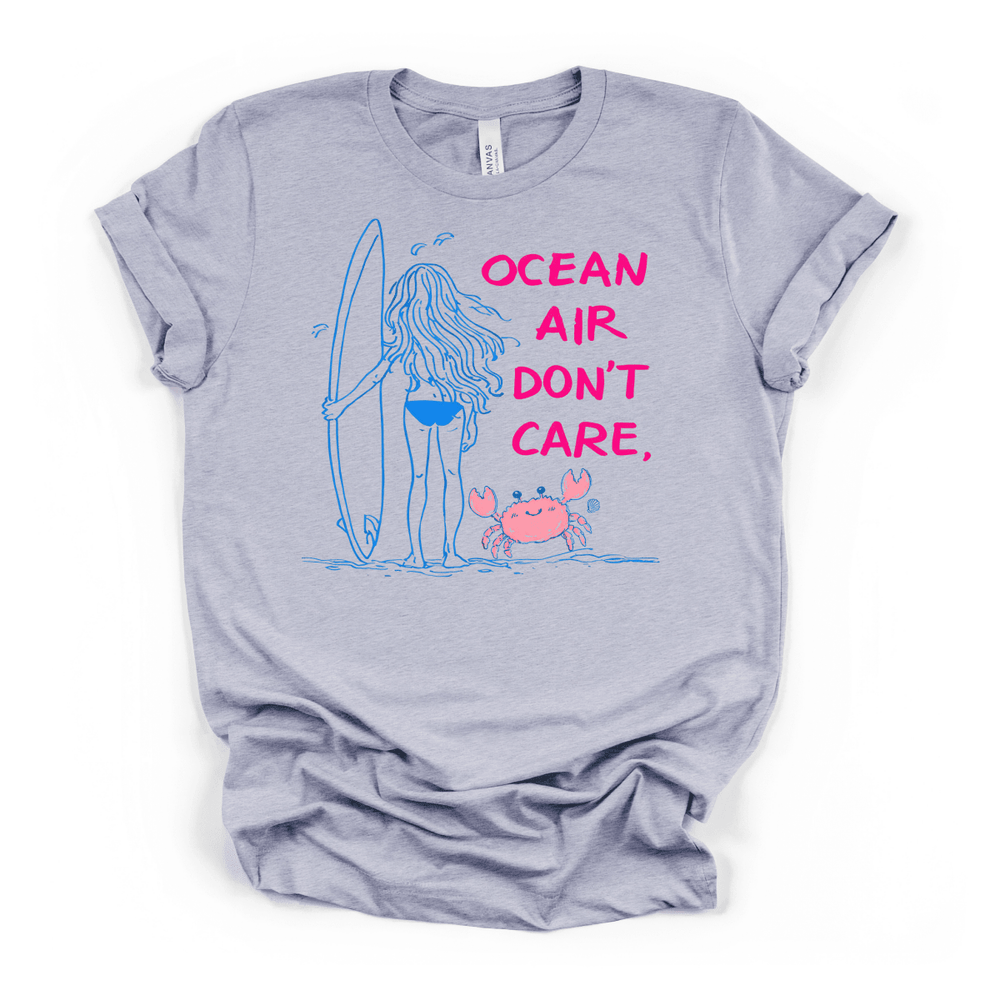 Ocean Air Don't Care Surfer Tee - Okum Tees