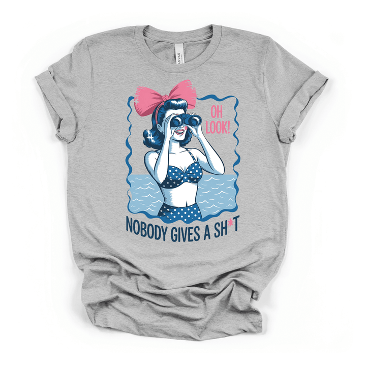 Oh Look Nobody Gives a Sh*t Retro Shirt - Okum Tees