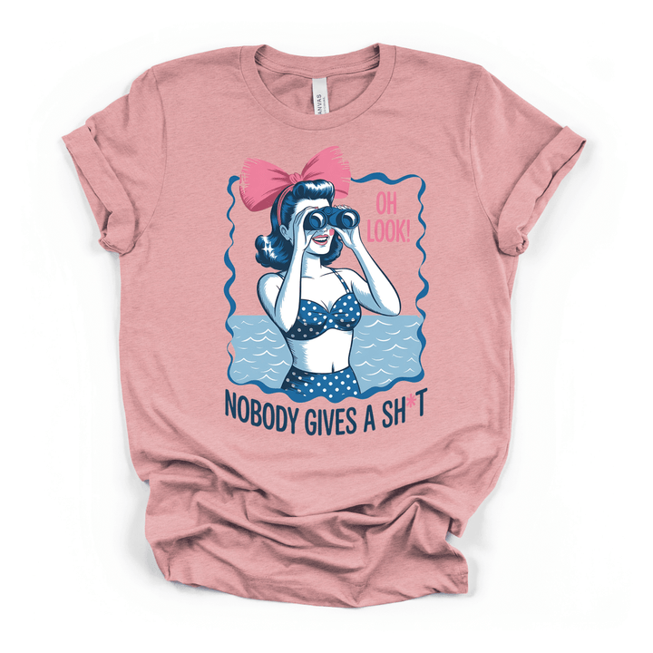 Oh Look Nobody Gives a Sh*t Retro Shirt - Okum Tees