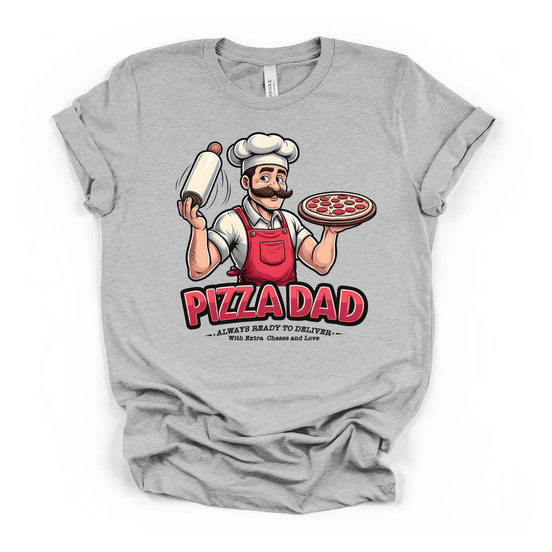Pizza Dad Always Ready to Deliver Tee - Okum Tees