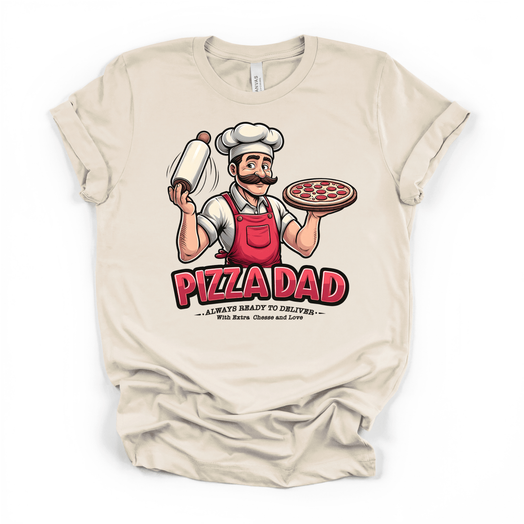 Pizza Dad Always Ready to Deliver Tee - Okum Tees
