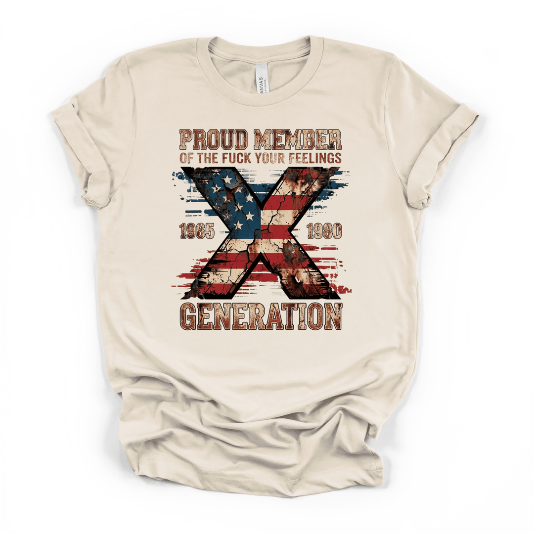 Proud Member Gen X Tee - Okum Tees