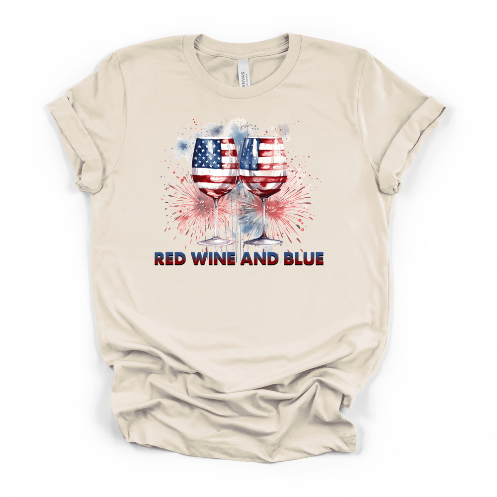 Red Wine and Blue Women's Shirt - Okum Tees