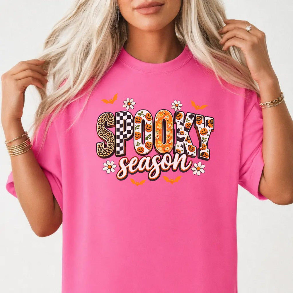 Retro Halloween Pumpkin Women's Graphic Tee - Okum Tees