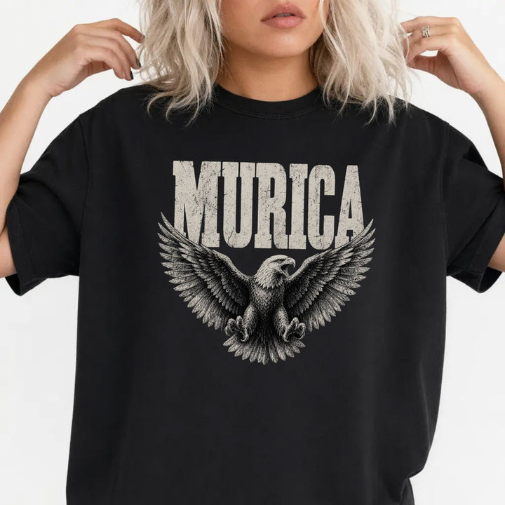 Retro Patriotic Bald Eagle Women&