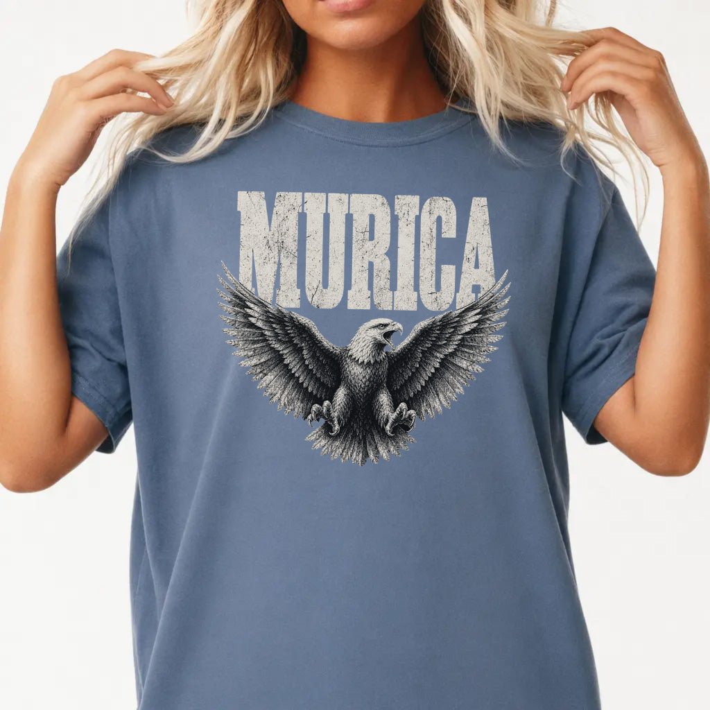 Retro Patriotic Bald Eagle Women&