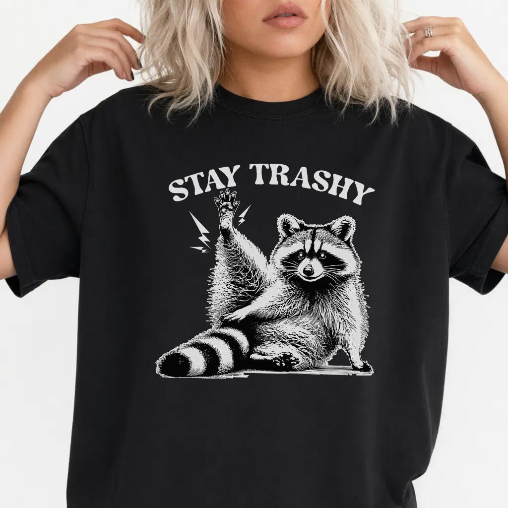 Retro Raccoon Animal Women's Graphic Tee - Okum Tees