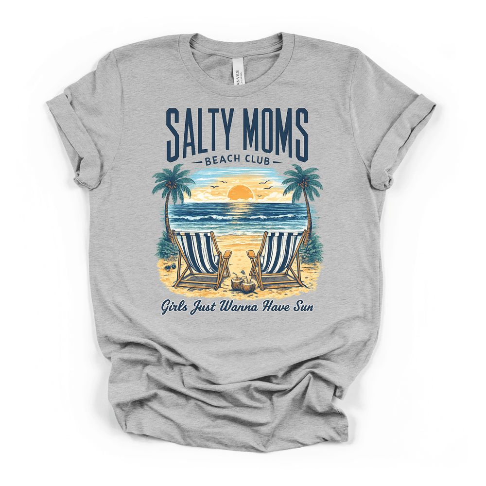 Salty Moms Beach Club Shirt - Okum Tees