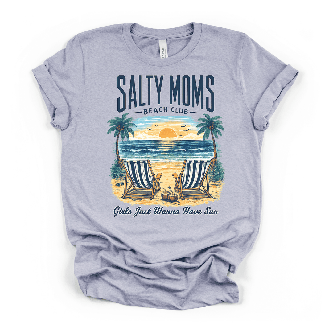 Salty Moms Beach Club Shirt - Okum Tees