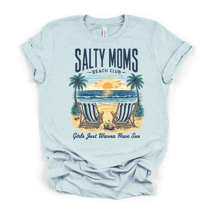 Salty Moms Beach Club Shirt - Okum Tees