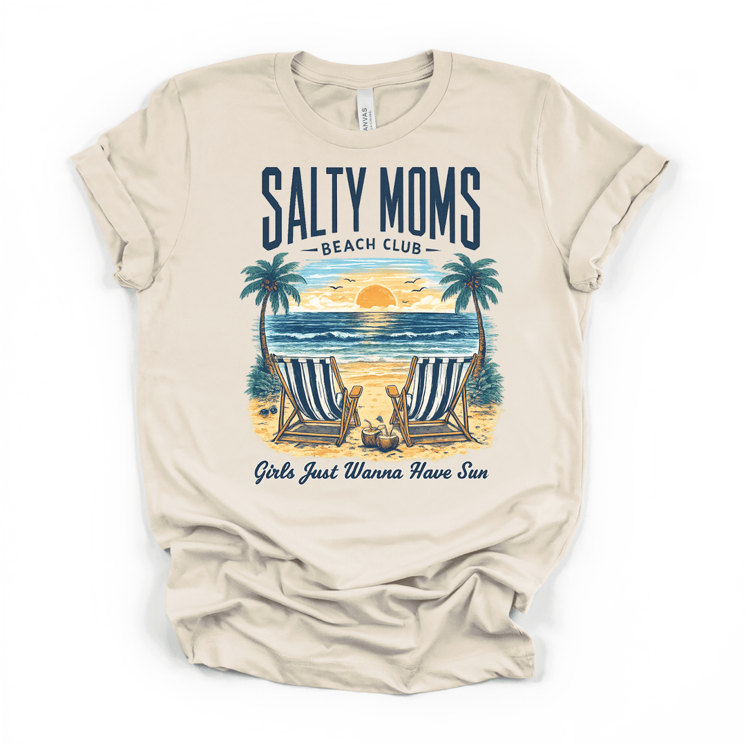 Salty Moms Beach Club Shirt - Okum Tees