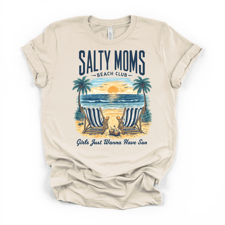 Salty Moms Beach Club Shirt - Okum Tees
