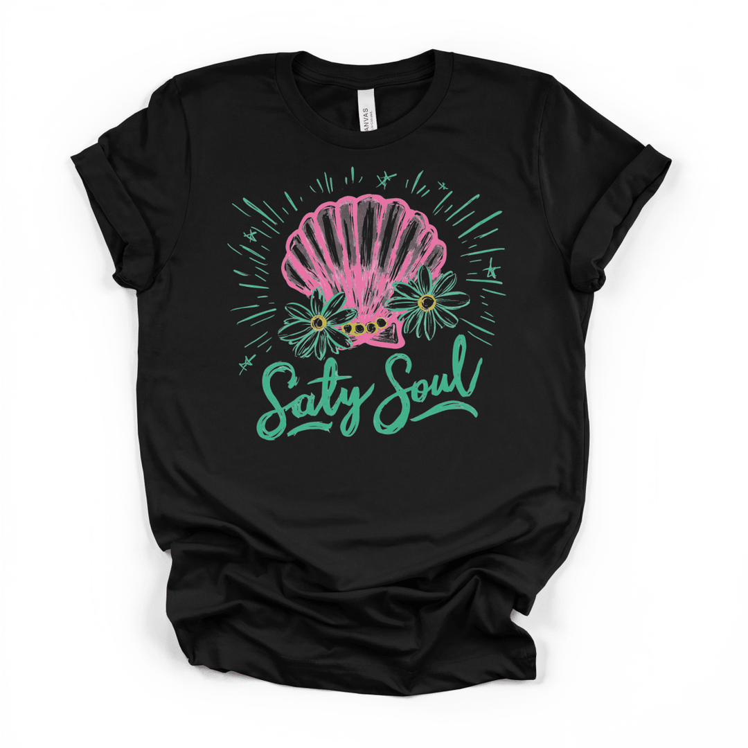 Salty Soul Seashell T-Shirt - Okum Tees