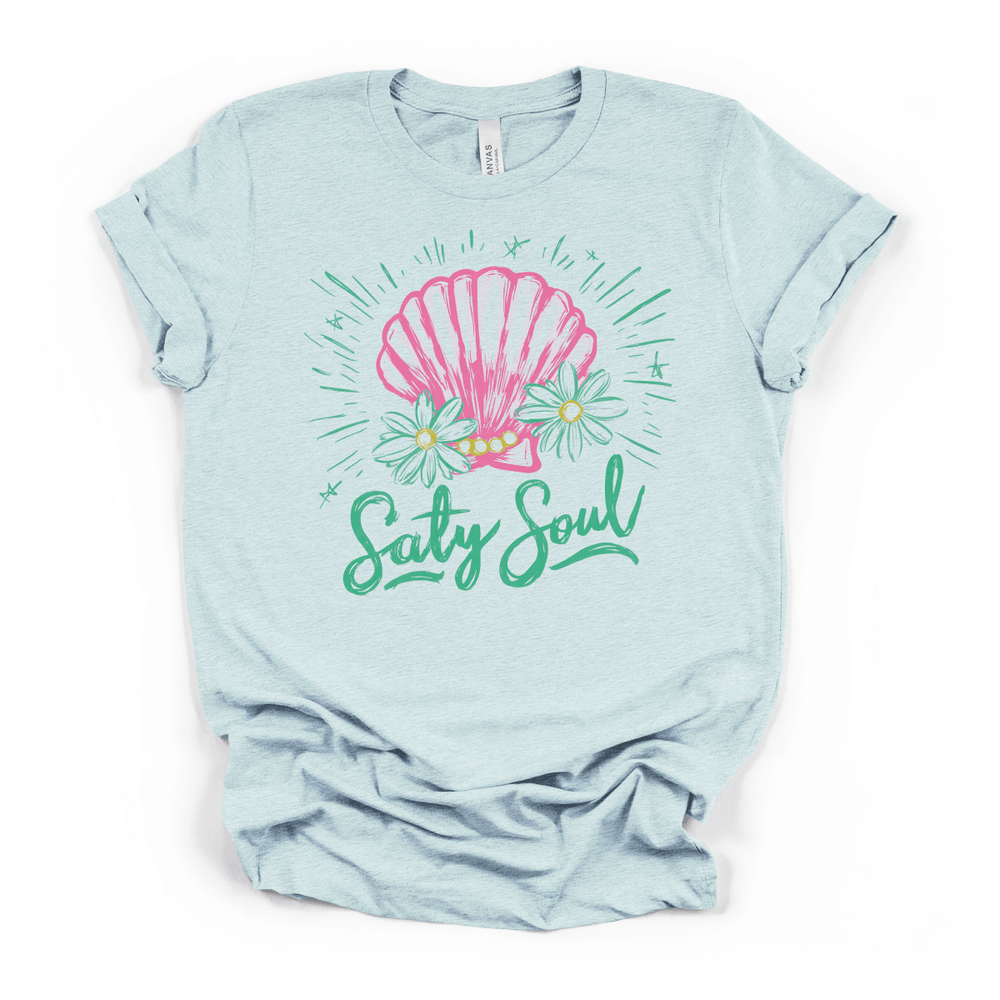 Salty Soul Seashell T-Shirt - Okum Tees