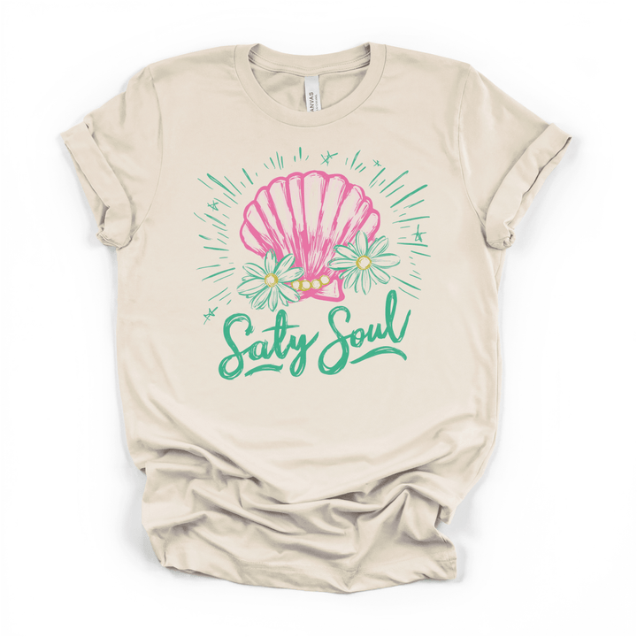 Salty Soul Seashell T-Shirt - Okum Tees