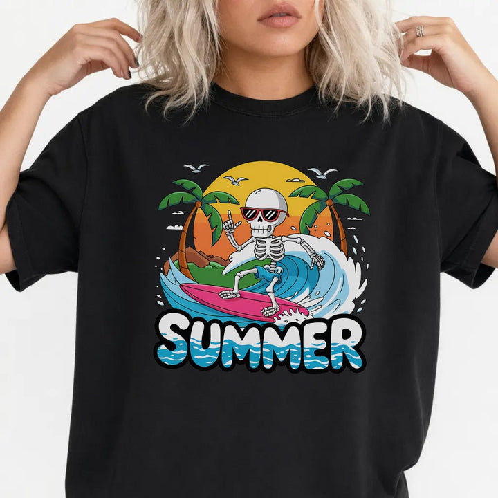 Skeleton Surfer Summer Women&