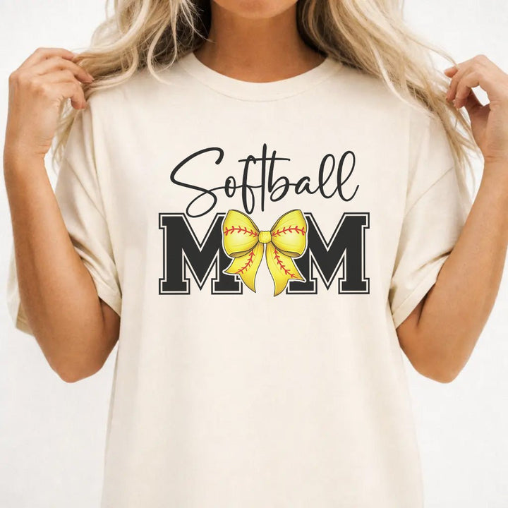 Softball Mom Bow Women&