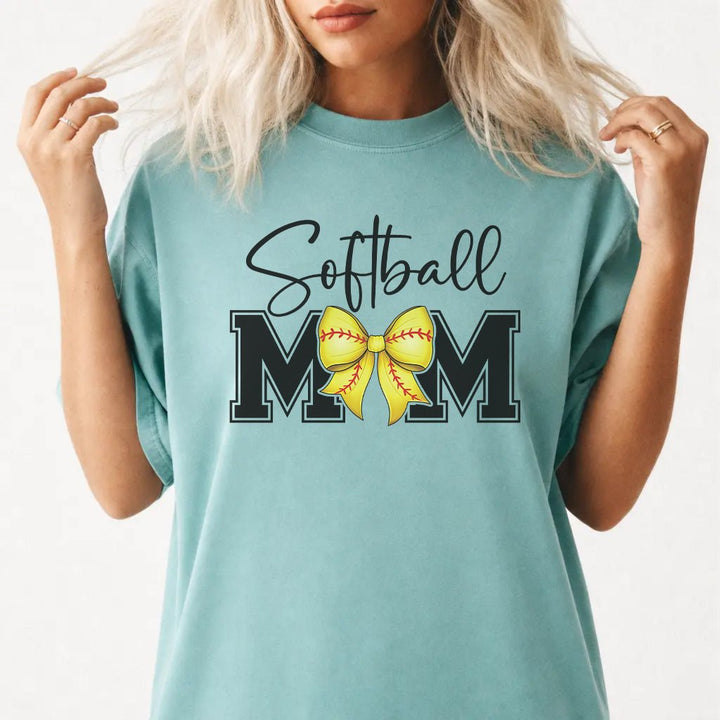 Softball Mom Bow Women&