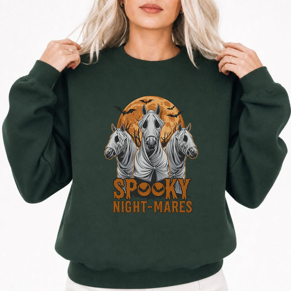 Spooky Night-Mares Halloween Sweatshirt - Okum Tees