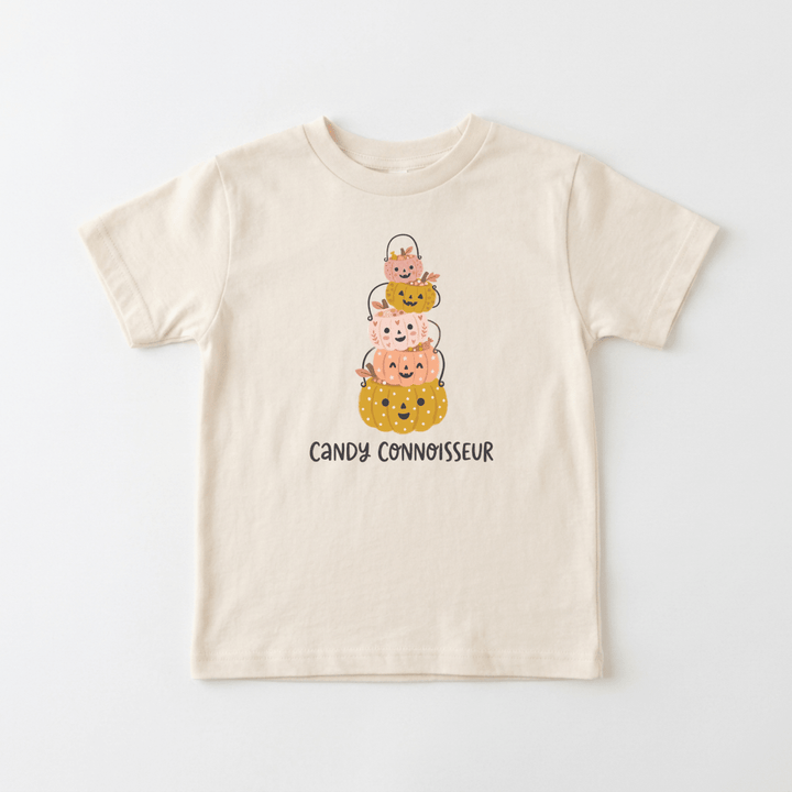 Stacked Pumpkin Pail Parade Toddler Tee | Halloween Gift - Okum Tees