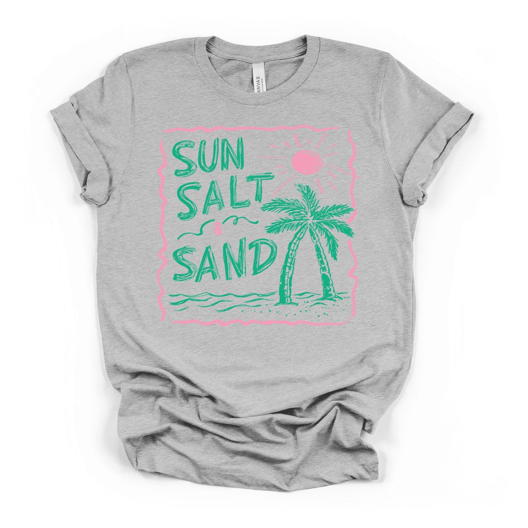 Sun Salt and Sand Beach Tee - Okum Tees