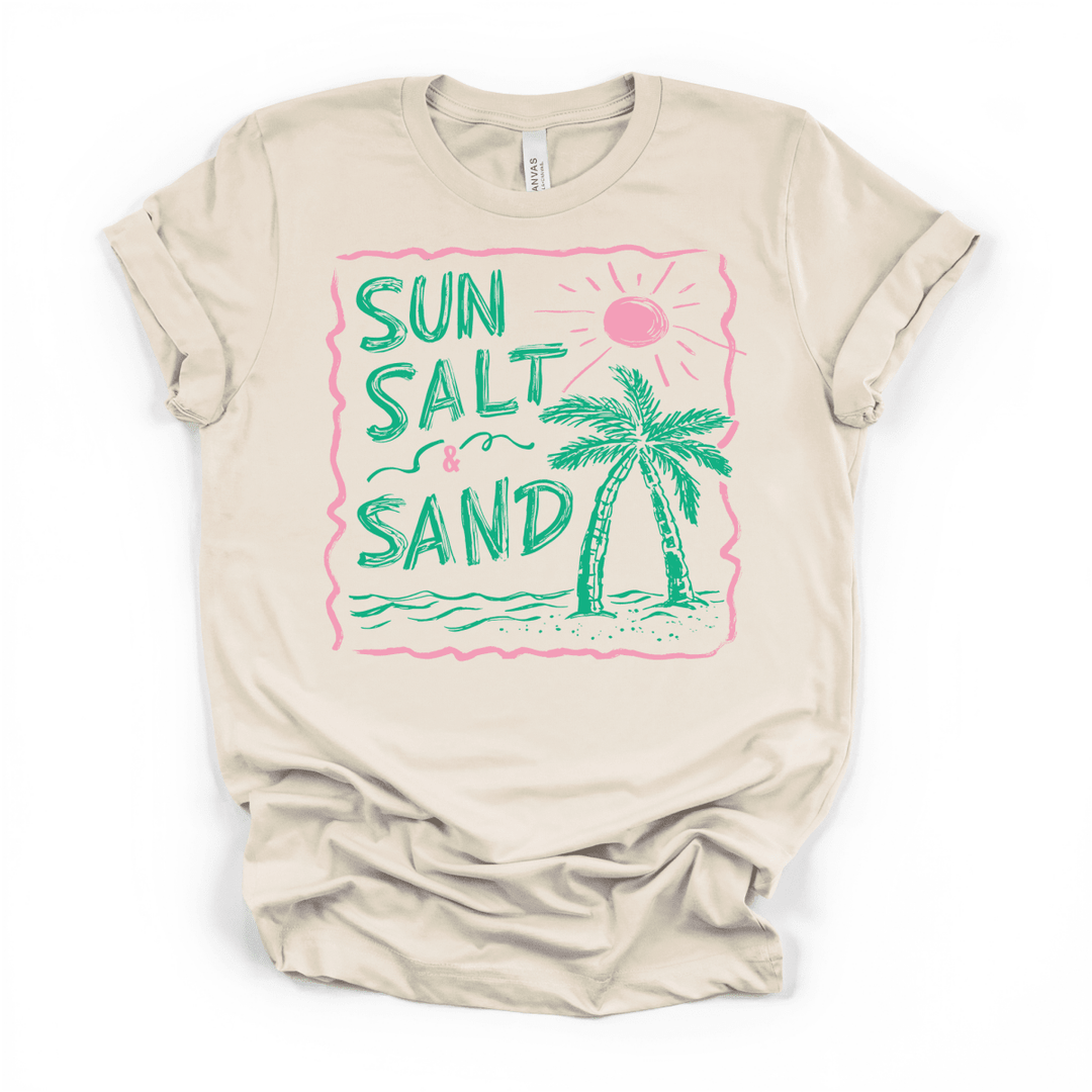 Sun Salt and Sand Beach Tee - Okum Tees
