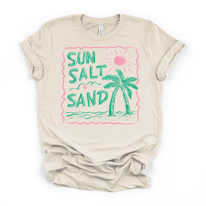 Sun Salt and Sand Beach Tee - Okum Tees