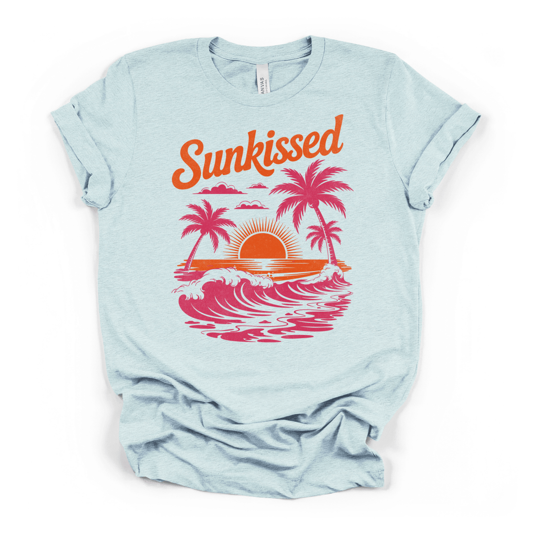 Sunkissed Retro Beach Shirt - Okum Tees