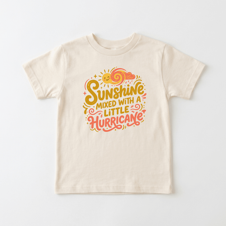 Sunshine Mixed With a Little Hurricane Baby Shirt | Cute Infant Tee - Okum Tees