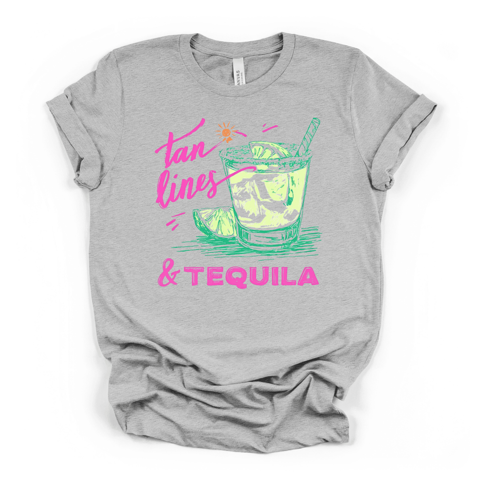 Tan Lines and Tequila Tee - Okum Tees