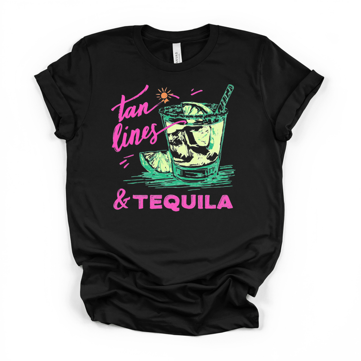Tan Lines and Tequila Tee - Okum Tees