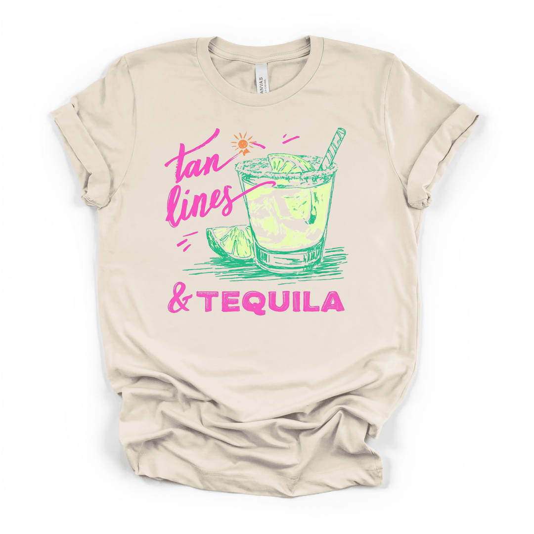 Tan Lines and Tequila Tee - Okum Tees