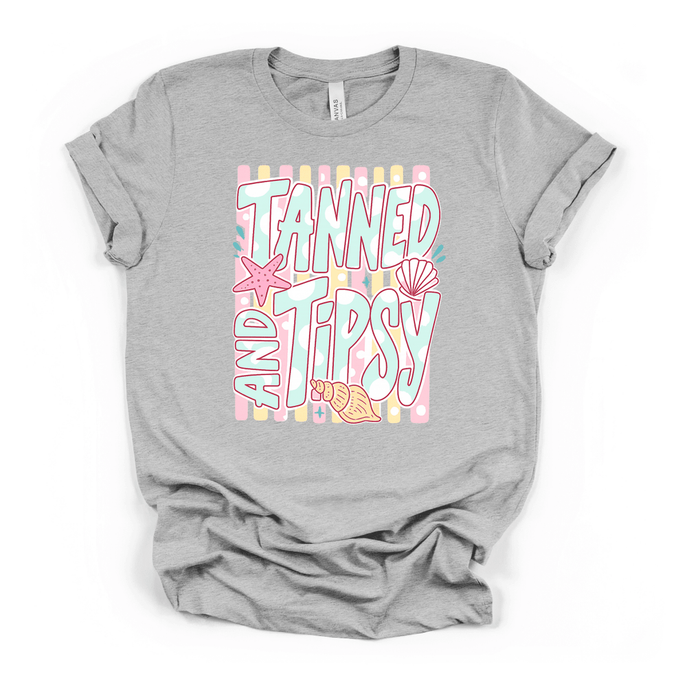 Tanned and Tipsy Beach Shirt - Okum Tees
