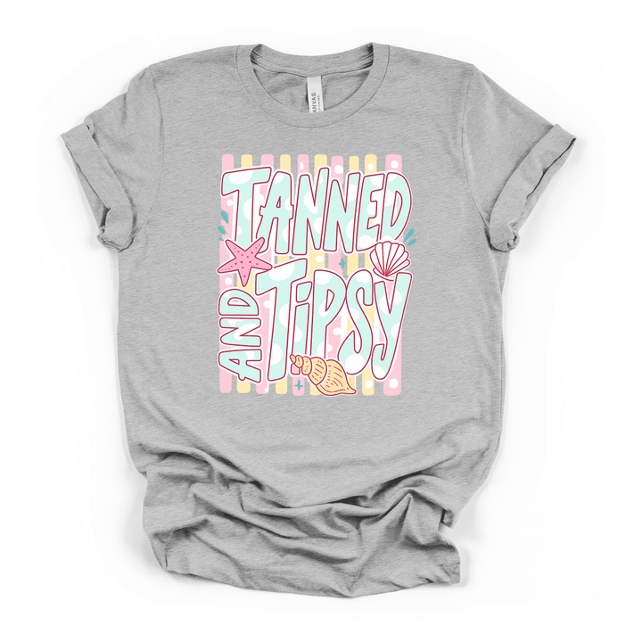 Tanned and Tipsy Beach Shirt - Okum Tees
