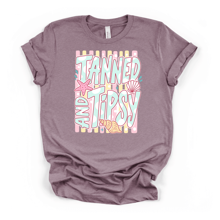 Tanned and Tipsy Beach Shirt - Okum Tees