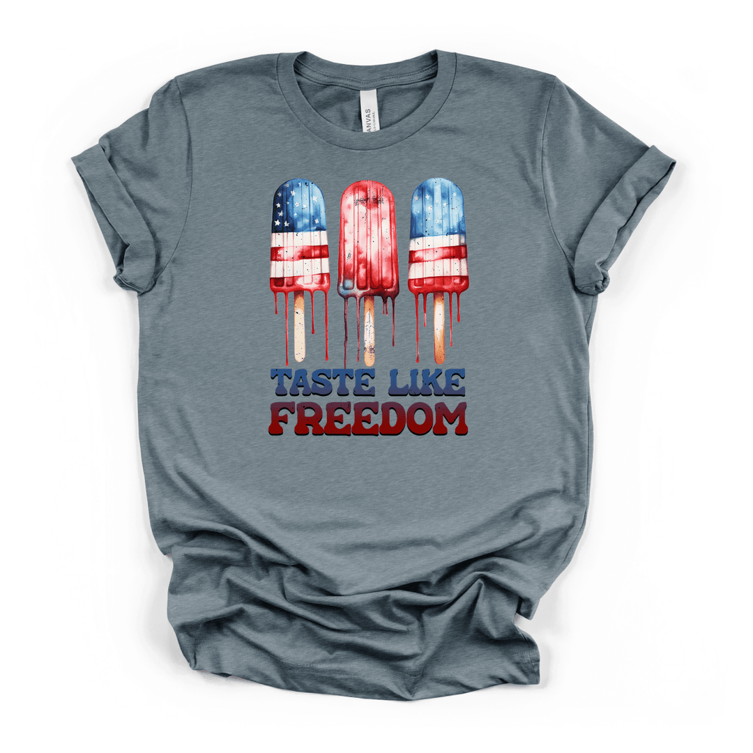 Taste Like Freedom Popsicle Shirt - Okum Tees