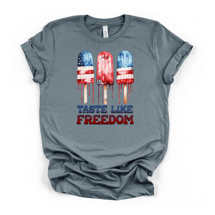 Taste Like Freedom Popsicle Shirt - Okum Tees