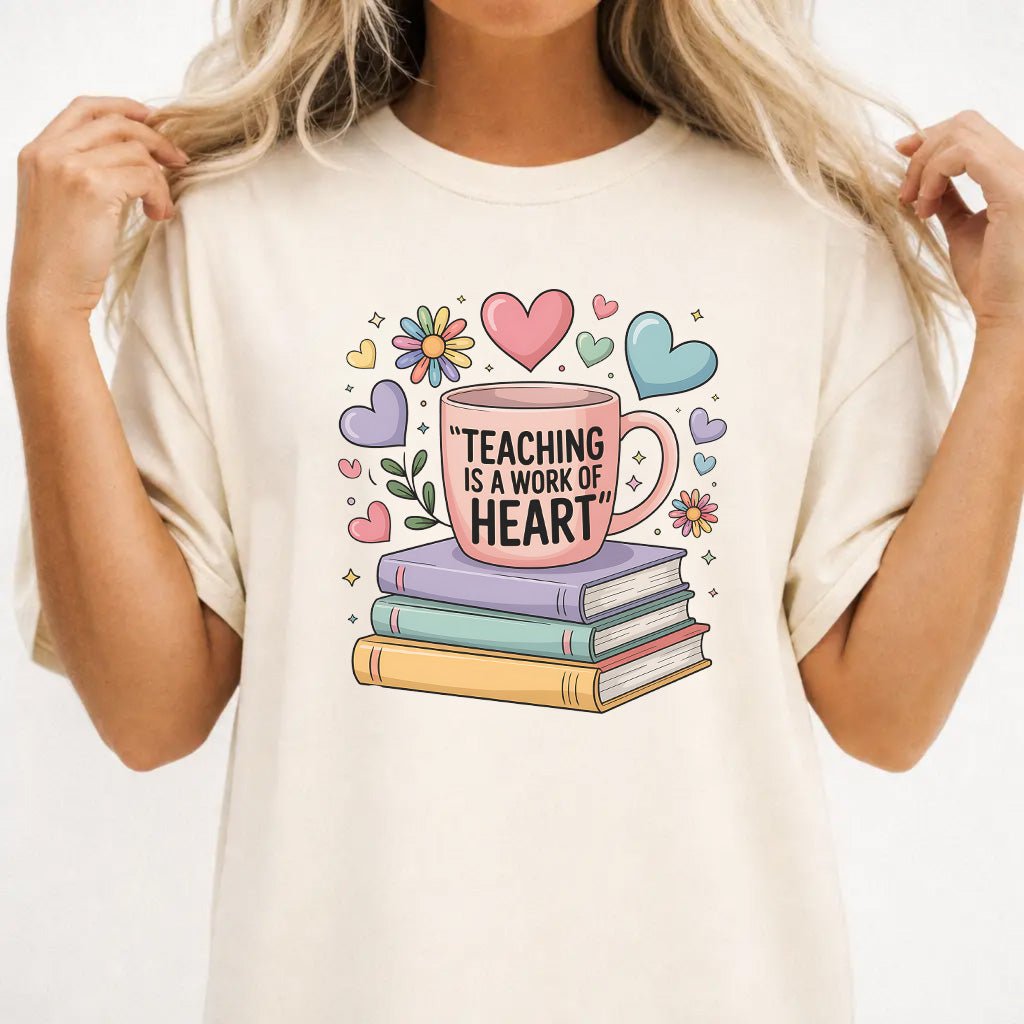Teaching Is a Work of Heart Shirt - Okum Tees