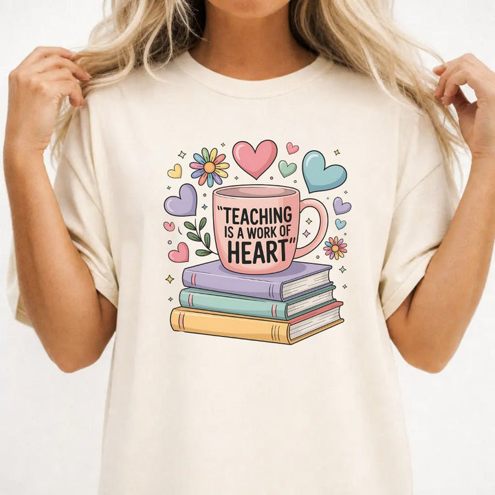Teaching Is a Work of Heart Shirt - Okum Tees