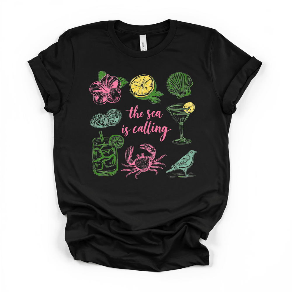 The Sea is Calling Graphic Tee - Okum Tees