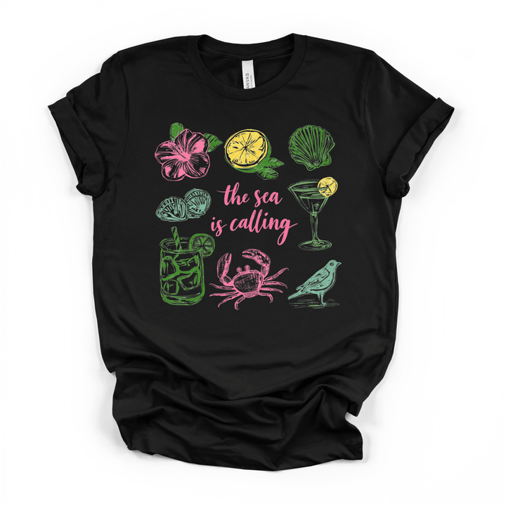 The Sea is Calling Graphic Tee - Okum Tees