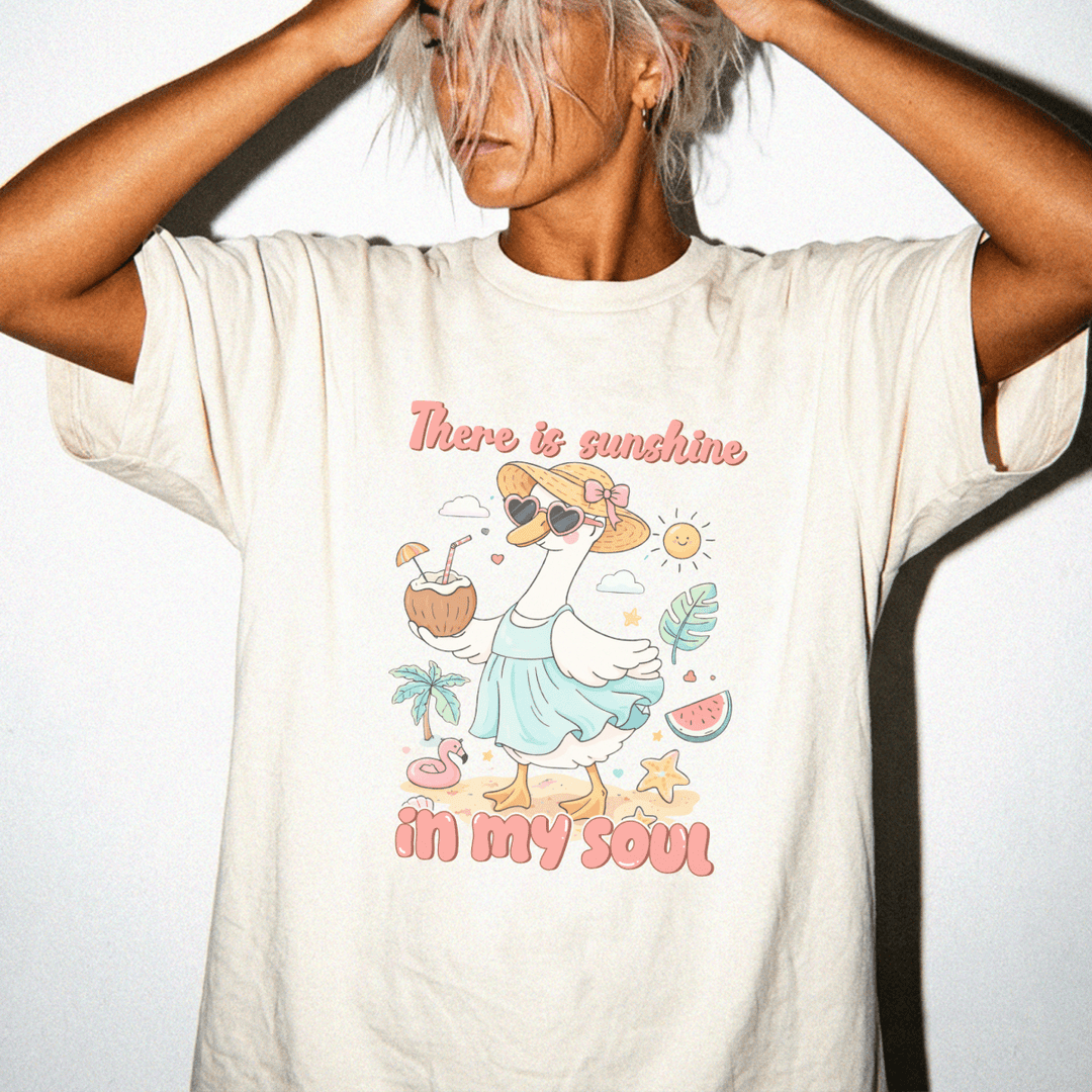 There Is Sunshine in My Soul Duck Shirt - Okum Tees